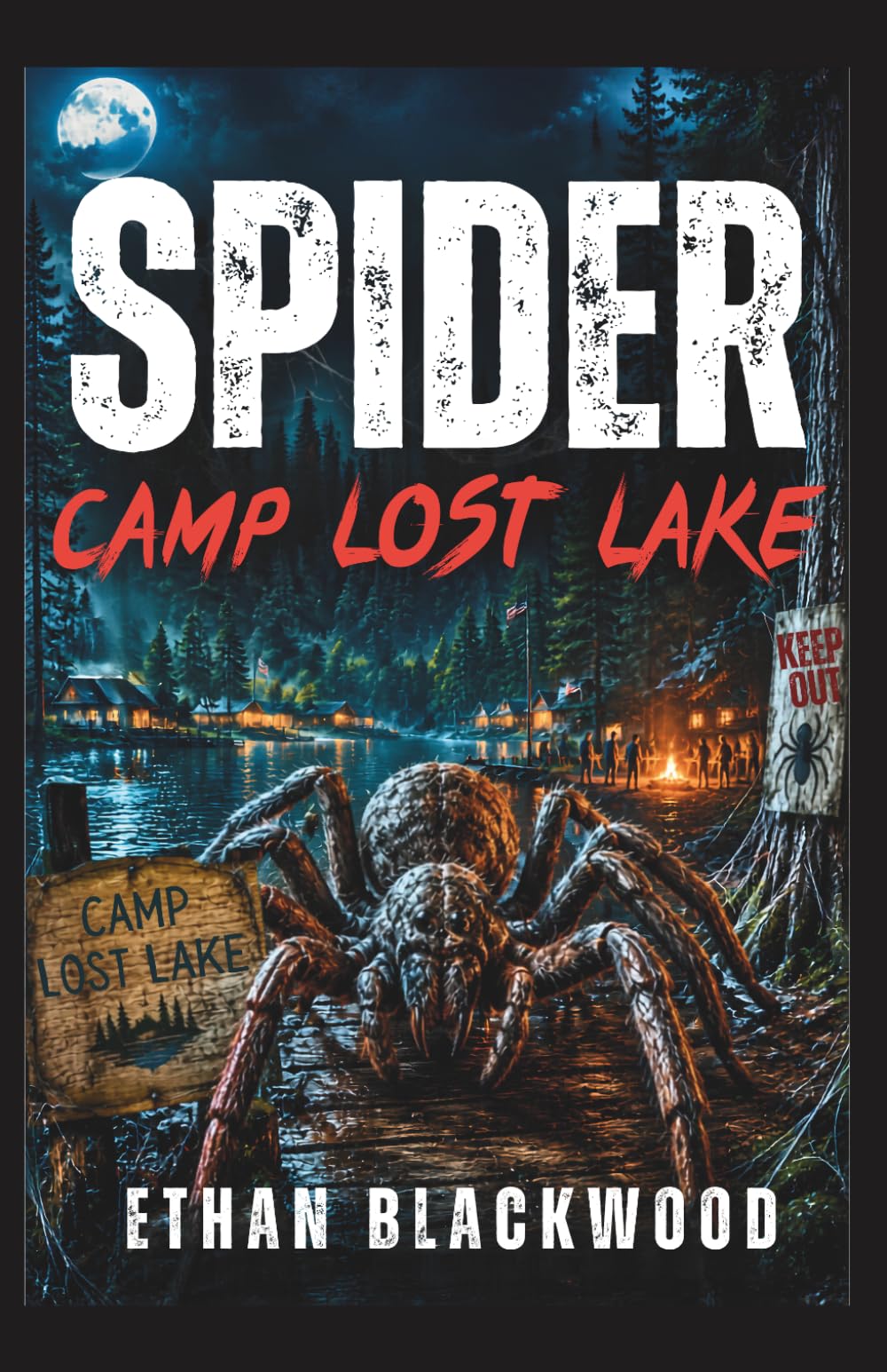 SPIDER - Camp Lost Lake: An Isolated Cryptid Wilderness Nightmare (Spider Horror Novellas)