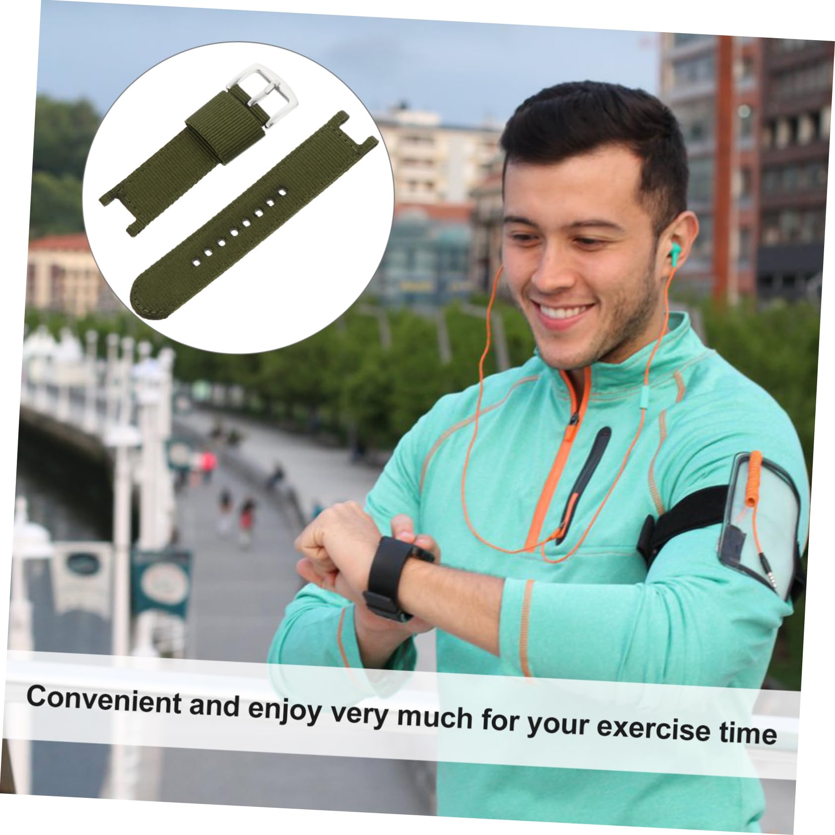 Housoutil Lot De 3 Bracelets De Montre En Nylon De Remplacement Compatibles Avec Les Montres Connectées Avec Boucle De Fermoir Robuste Pour Hommes Et Femmes