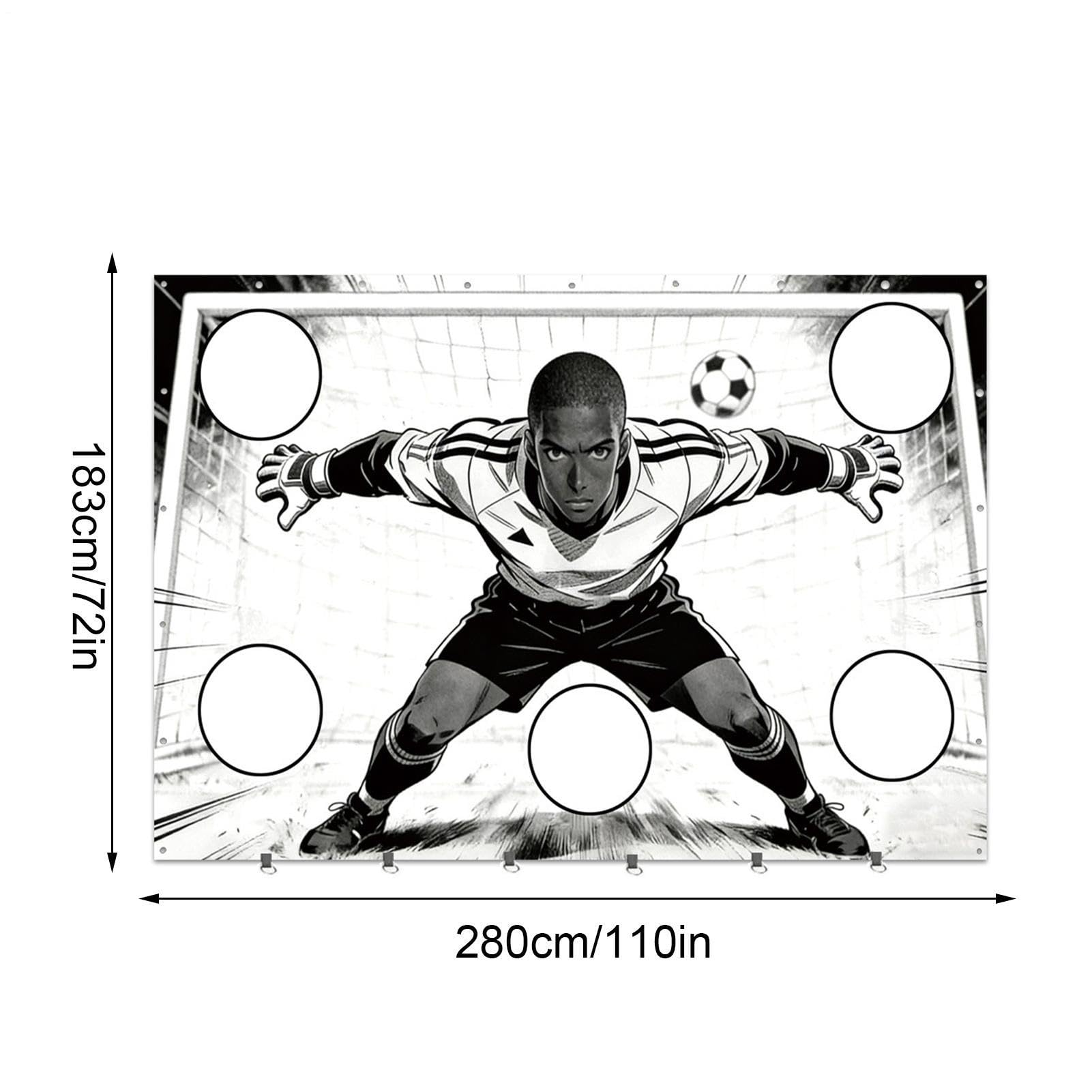 Fußball Trainingsnetz für Übungen Tragbares Soccer-Trainingshilfsmittel | Fußball Zielscheibe Für Kinder Jugendliche Erwachsene Frauen Schule Zuhause Rasen Spielfeld Spielplatz Garten und