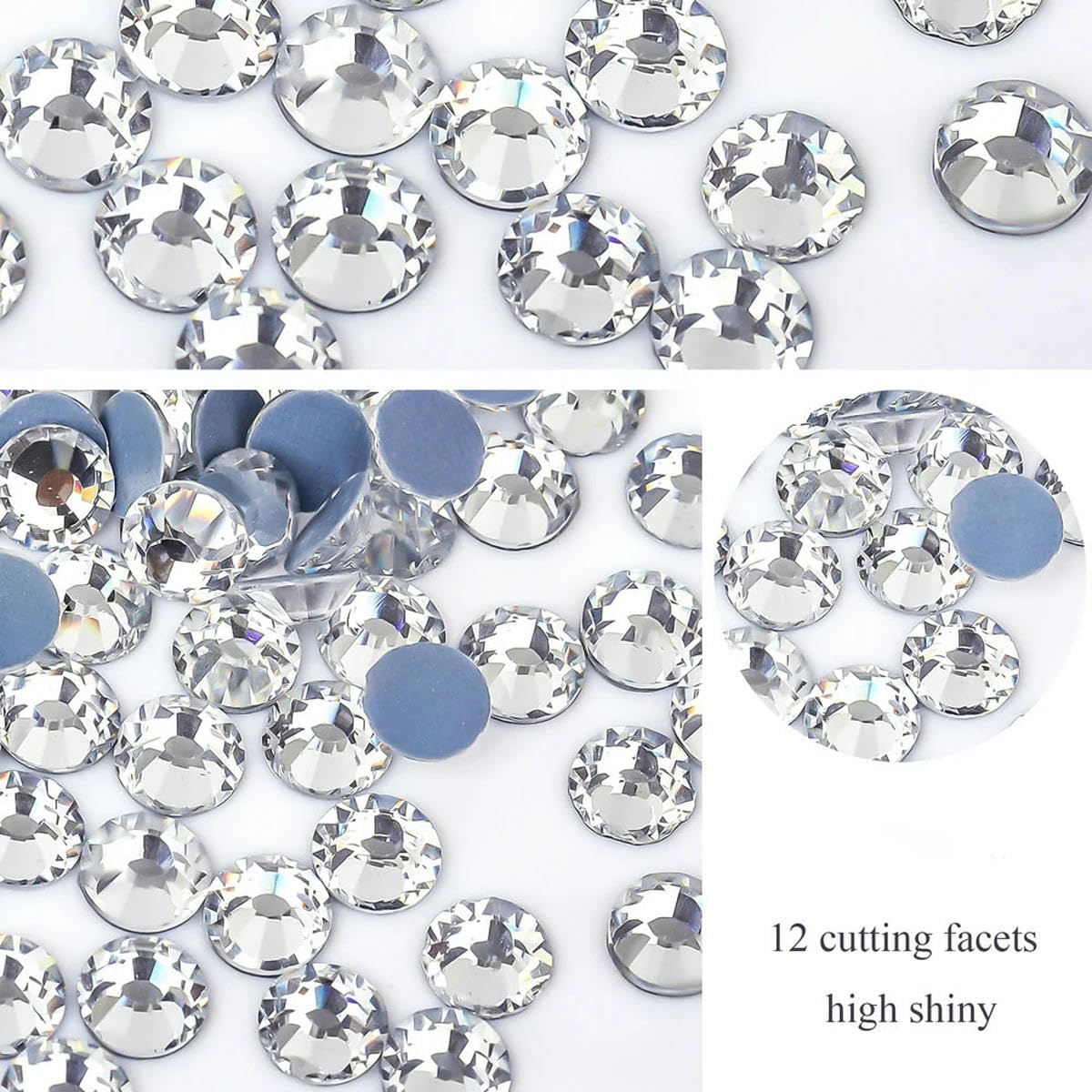 14400 Pz Cristallo Flatback All'ingrosso AB Strass Non - Foto 12