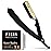 Facn Straight Razors for Men - Professional Barber Straight Edge Razor Kit with 100 Blades, Classic Stainless Steel Barbero Shaver for a Smooth & Precise Shave, Premium Barber Razor for Men\'s Shaving