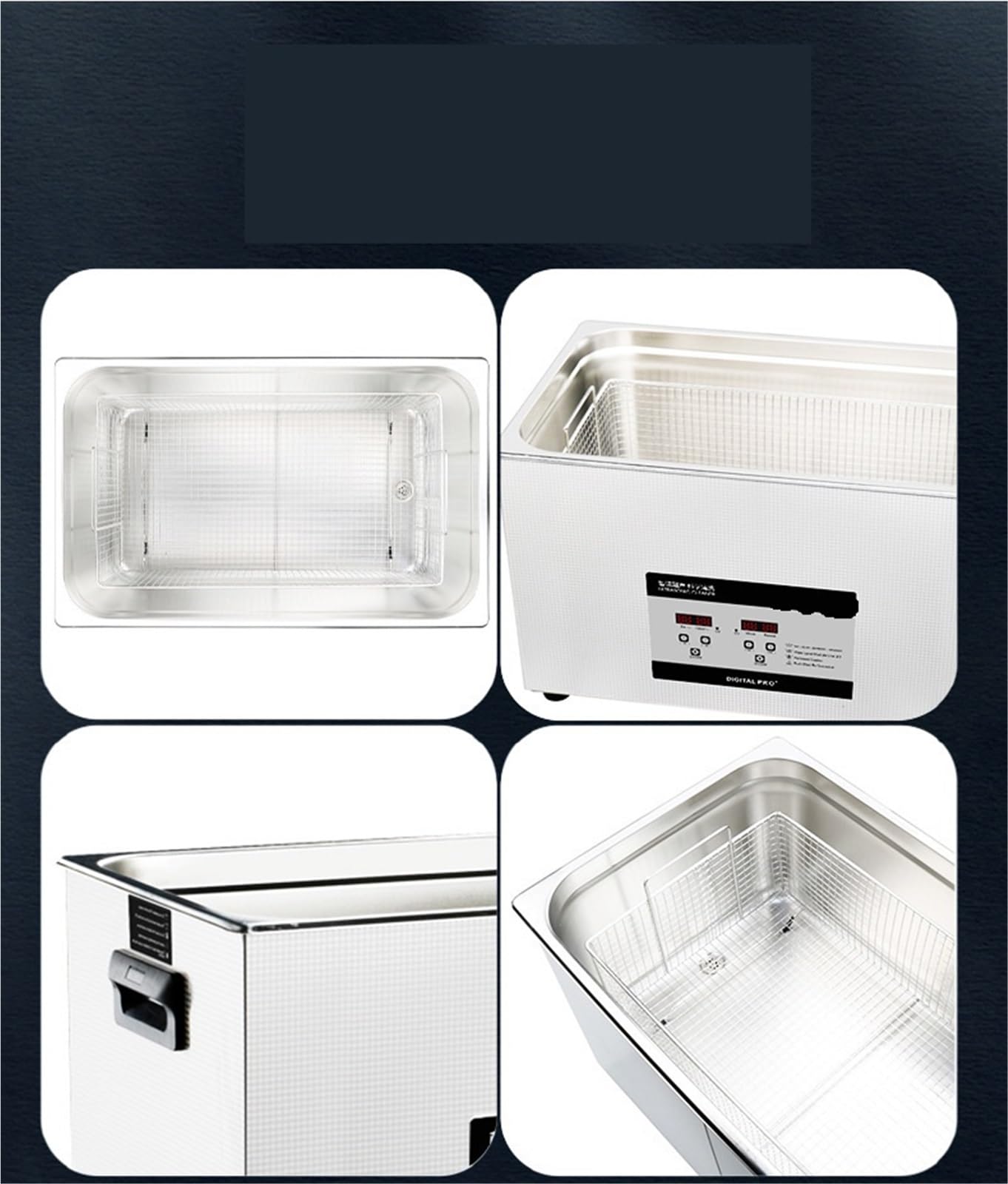 Nettoyeur à ultrasons Nettoyeur À Ultrasons, 30L 40KHz, Nettoyage Des Prothèses Dentaires Et Bijoux, Appareils Ménagers pour le