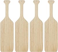 DAJAVE 15 Inch Unfinished Pine Wood Paddles, 4 Pack - Greek Sorority Crafts, DIY Home Decor & Nautical Projects