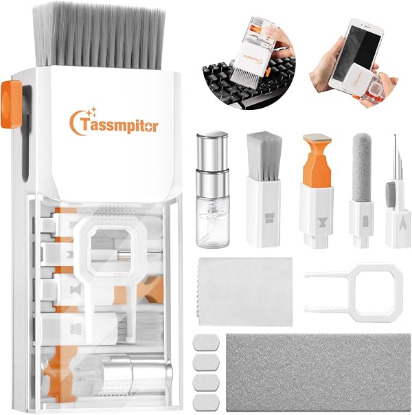 Patrocinado Patrocinado Estás viendo este anuncio según la relevancia del producto con tu consulta de búsqueda. Deja comentarios sobre el anuncio Limpiador de teclado todo en uno, kit de limpieza para laptop, herramientas seguras para pantalla de computadora | MacBook iPad iPhone, herramienta de cepillo electrónico para PC, lente de cámara, audífonos, paño de limpieza profunda en spray, cepillo suave de alta densidad