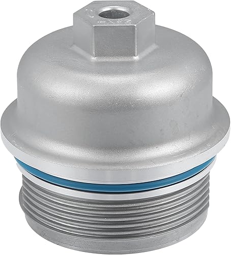 Tapa de la cubierta del filtro de aceite del motor 12583470 para Chevrolet Camaro 3.6L 2010-2015 Metal tono plateado