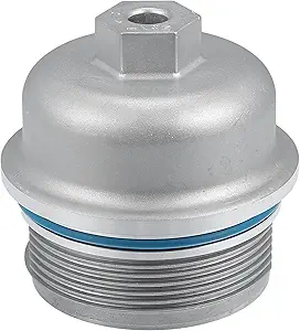 A ABSOPRO Engine Oil Filter Housing Cover Cap (Replacement for 12583470)