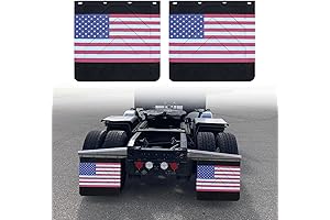 24 x 24 Inch American Flag Mud Flaps for Semi Trucks