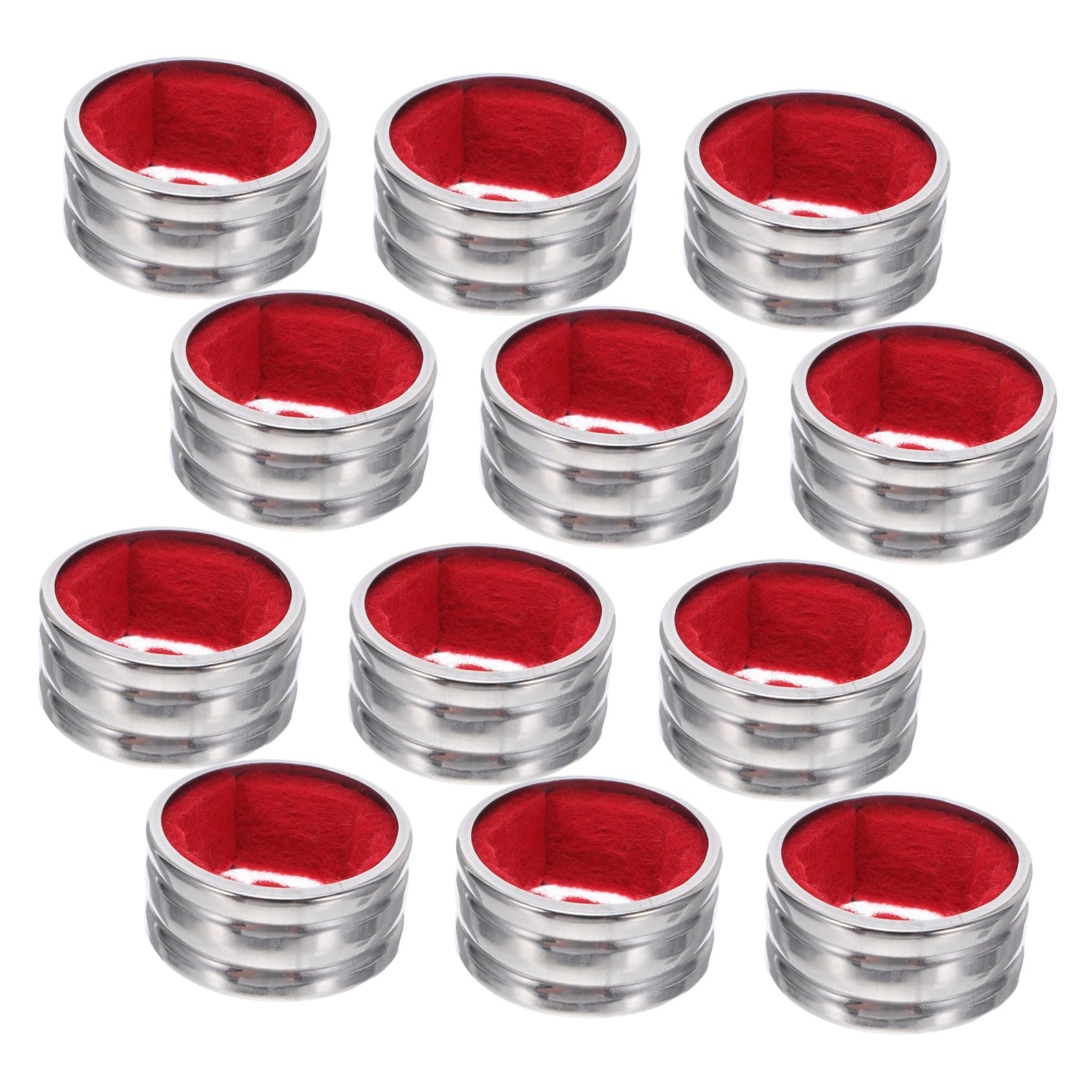 Anillos antigoteo de acero inoxidable Alipis con forro desmontable para tu cocina, 30 unidades