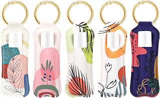 HEYSKAY Chapstick Holder Key Chain Lipstick Holder Lip Balm Holder Keychain | Stocking Stuffers Gift, Compatible with Chapstick, Lip Balm and Lipstick, Bag Charm Accessories, Gifts for Women Friend