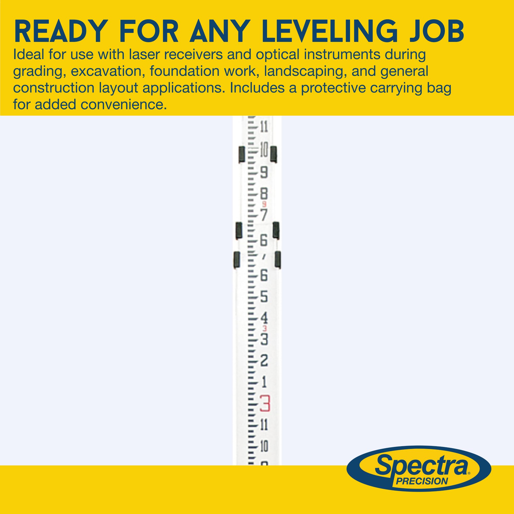 Spectra Precision Grade Rod - 15ft Telescopic -5