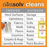 Vista 5 de Limpiador y Desengrasante Citra Solv, natural, concentrado de naranja Valencia, CS812, 8 onzas, Naranja Valencia, 1, 1