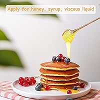 Vista 4 de Tapa para tarro Mason con dispensador de miel, 1 tapa de enlatado de boca regular y anillo para frascos de bola o Kerr, tapa de agitadores de miel