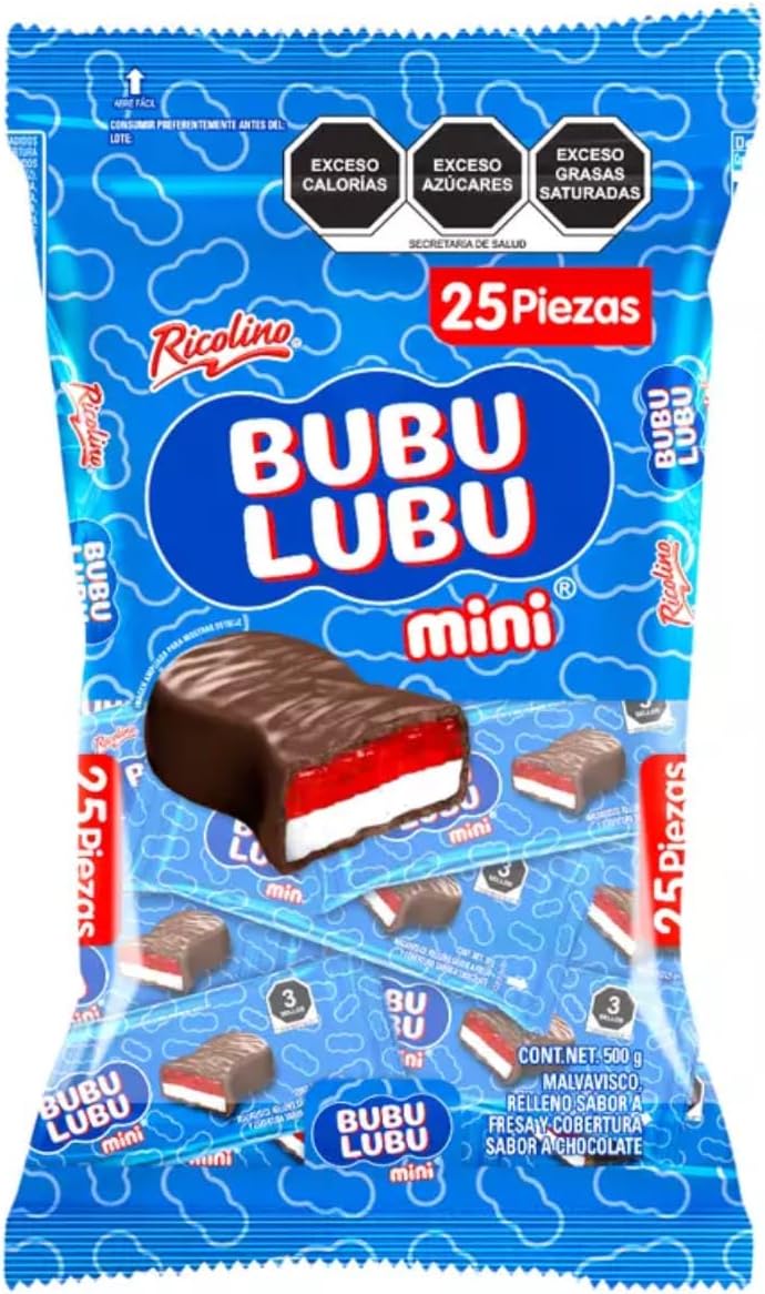 Bubu Lubu Mini 25pcs With Free Kinder Delice Cacao