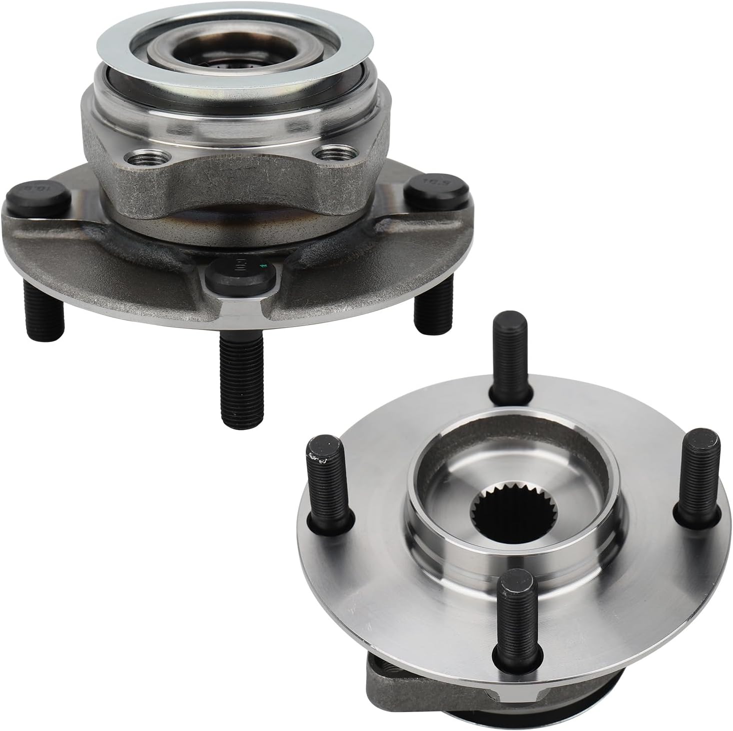 (Pair) DRIVESTAR 513308 Front Wheel Hub & Bearing Assembly fit for Nissan Versa 2007 08 09 10 11, 2012 for Nissan Versa Hatchback(4 Lugs w/ABS)