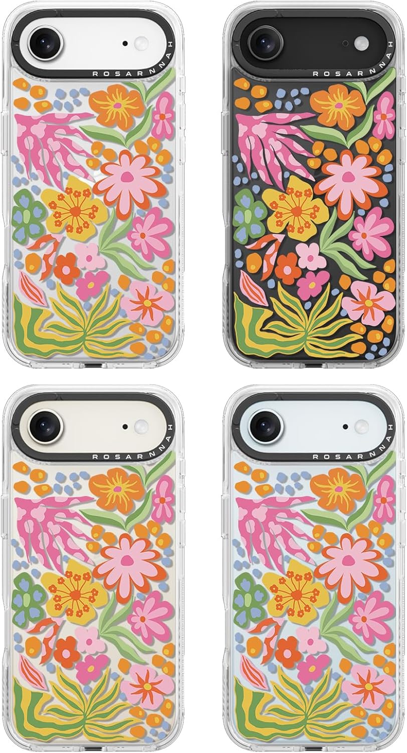 for iPhone Air Case Cute - Durable Shockproof 6.6 ft Drop Impact Phone Case - Funny Passion Flower Design for iPhone 17 Air (6.5") Clear - Image 8
