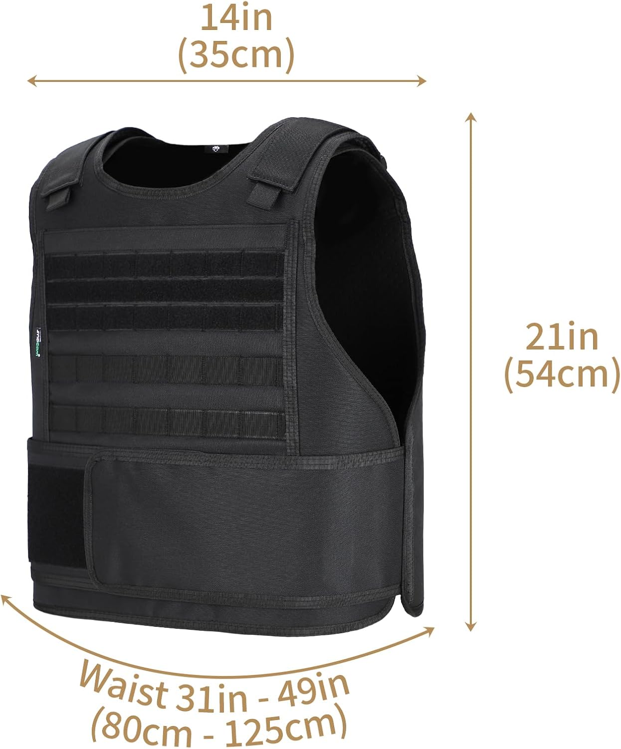 MGFLASHFORCE Tactical Vest for Airsoft, Paintball, and Cosplay Game - Image 3