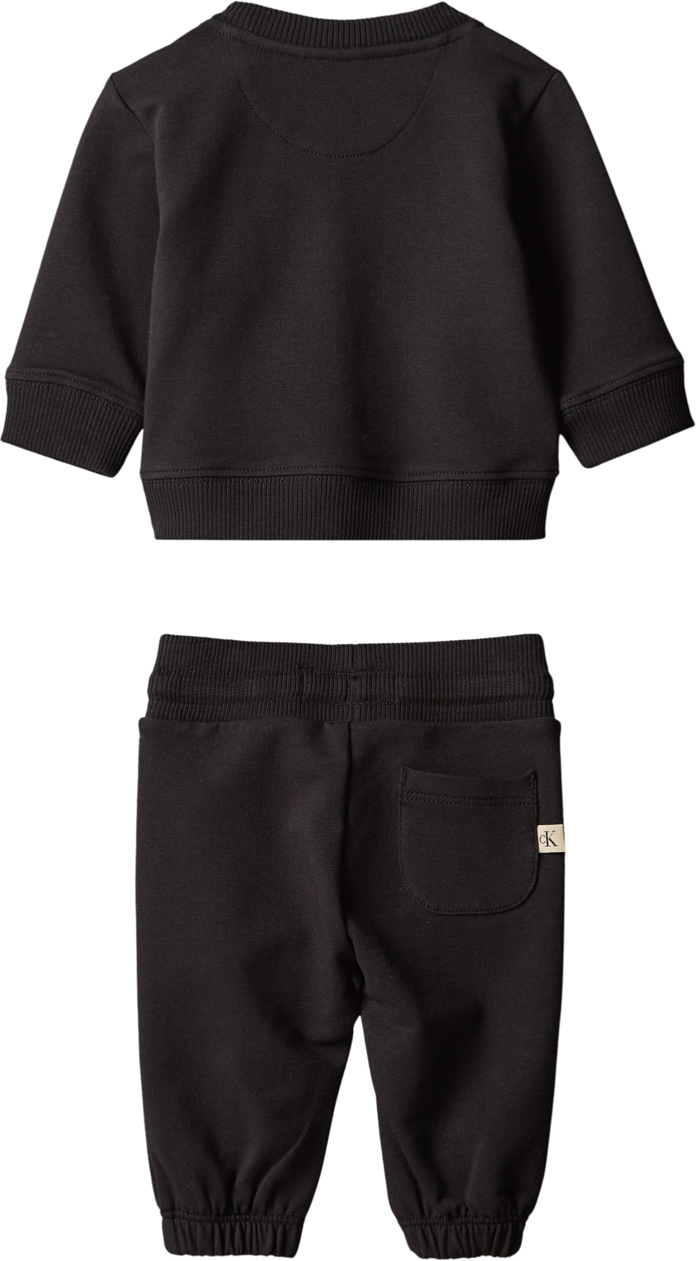 Calvin Klein Unisex Baby Monologo Cn Sweatshirt Set LVCKFJI13N,Set,Pvh Black,3 Years
