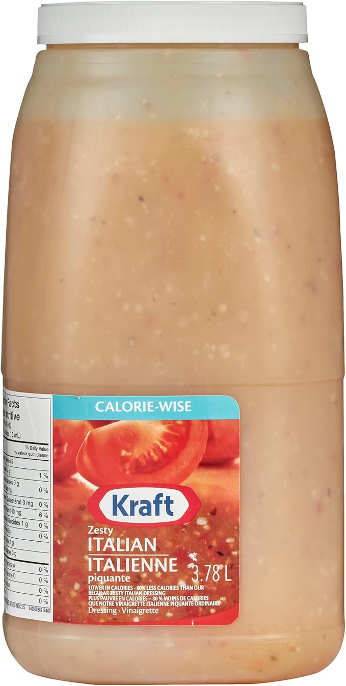 Kraft Calorie Wise Zesty Italian Dressing, 3.78L Amazon.ca Grocery