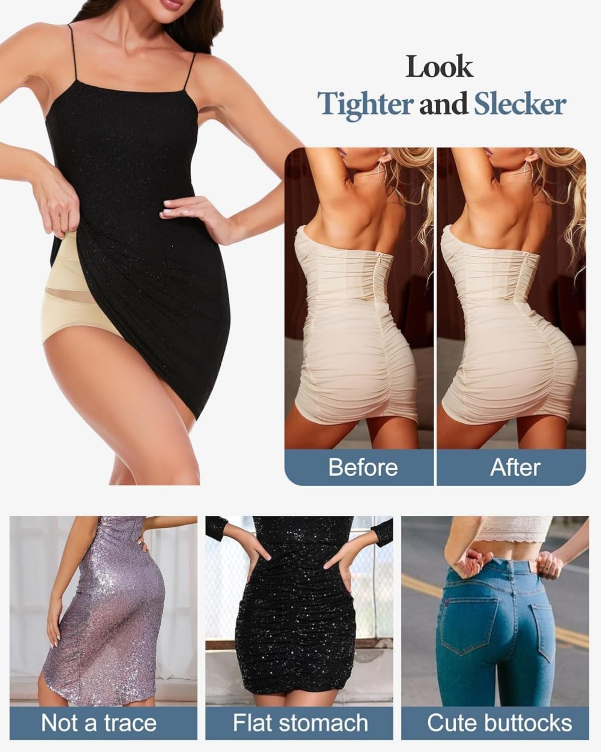 Womens Tummy Control Underwear Multipack | High Waisted Stretch Full Coverage Soft Panties Briefs,Regular & Plus Size