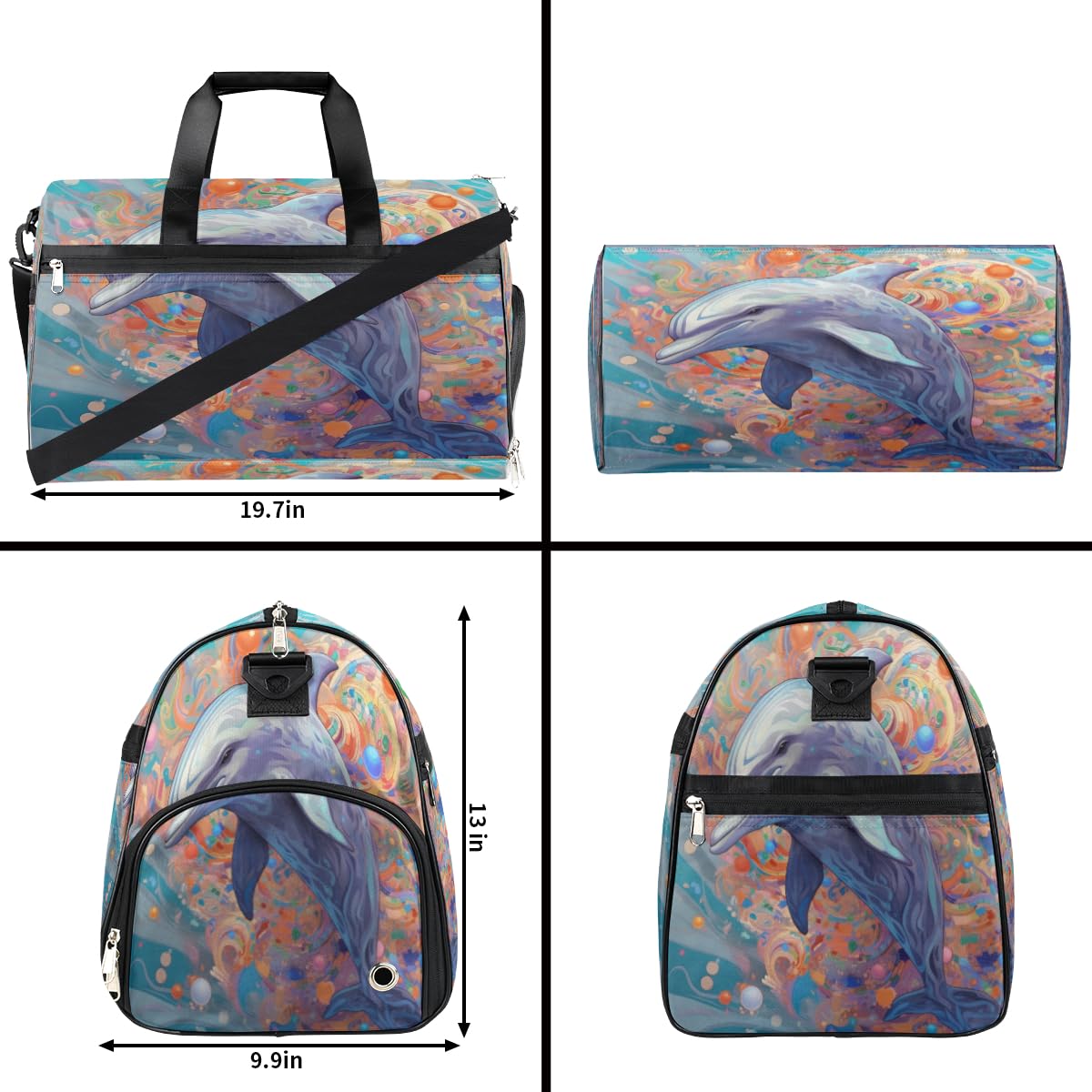 Personalisierte Sporttasche für Jungen und Herren, individuelle Sporttasche für Reisen, Duffle Bag mit Schuhfach, maßgeschneiderte Mädchen-Tanztasche, Wochenend-Übernachtungstasche für Frauen, Kinder,