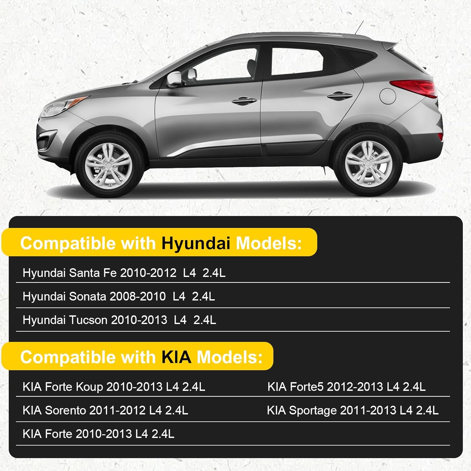 911-922 Engine Intake Manifold Runner Control Motor Valve Fit for Hyundai Santa Fe 2010-2012 Tucson 10-13 for Kia Rondo 2007-2012 Sorento 2011-2012 L4 2.4l Replace # 911922 28323-2G000 28323-2G300