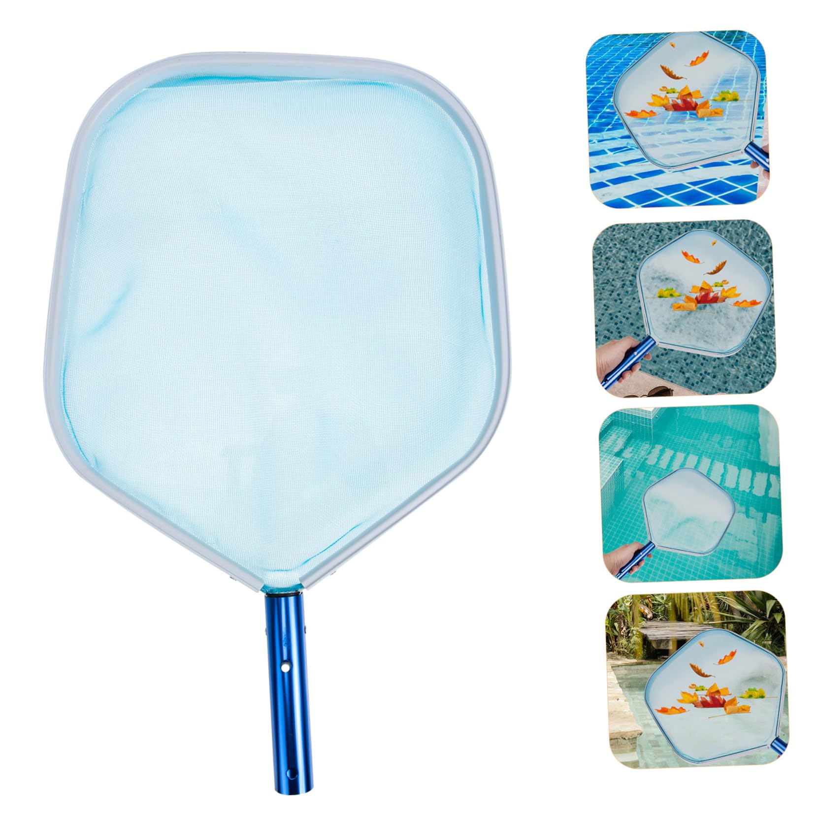 Feinmaschiger Pool Laubkescher mit Aluminiumrahmen für Schwimmbadreinigung