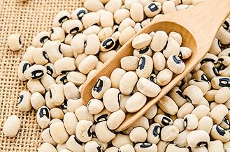 SoleilFOOD 2 kg black eye beans, black eye beans, beans, legumes, black eye beans, finest quality