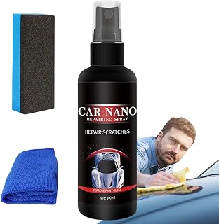Bil reparera Nano Spray, Bil Reparation Spray,Car Coating vått och torrt | Högglans keramisk beläggning, anti-skrapa bilrengöringsspray för båtar Bildetaljer