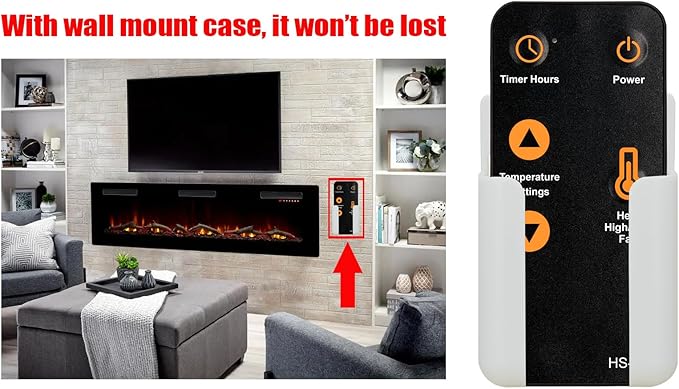 Control Remoto para Chimenea Eléctrica HEAT SURGE 300001002 miniatura 4