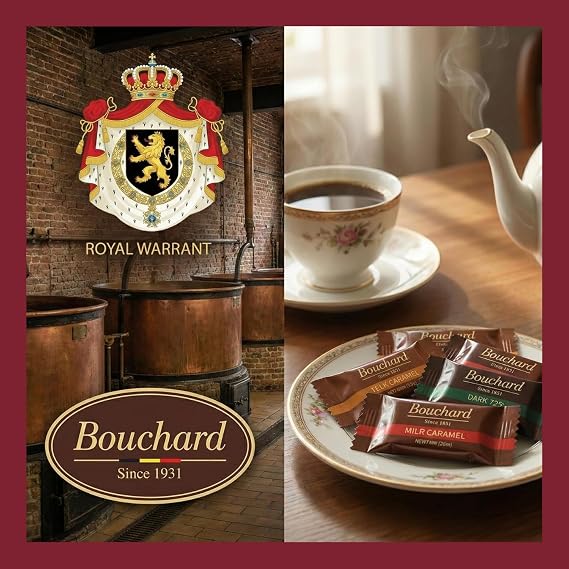 Bushar Dark 72% Chocolate, 50 Pieces, 100 Pieces, Choose from Individual Package, Chocolate, Milk Caramel, Belgian Chocolate, Luxurious, High Cacao, Large Capacity, Discreet Sweets, Petite Gift
