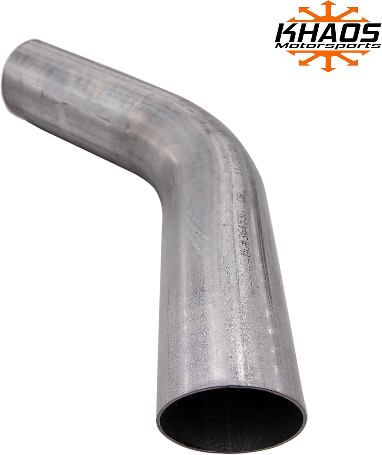 2.5" OD Mandrel Bend Exhaust Elbow .065 16ga Aluminized Mild Steel Khaos Motorsports (2.5" OD 55 Degree Mandrel Bend)