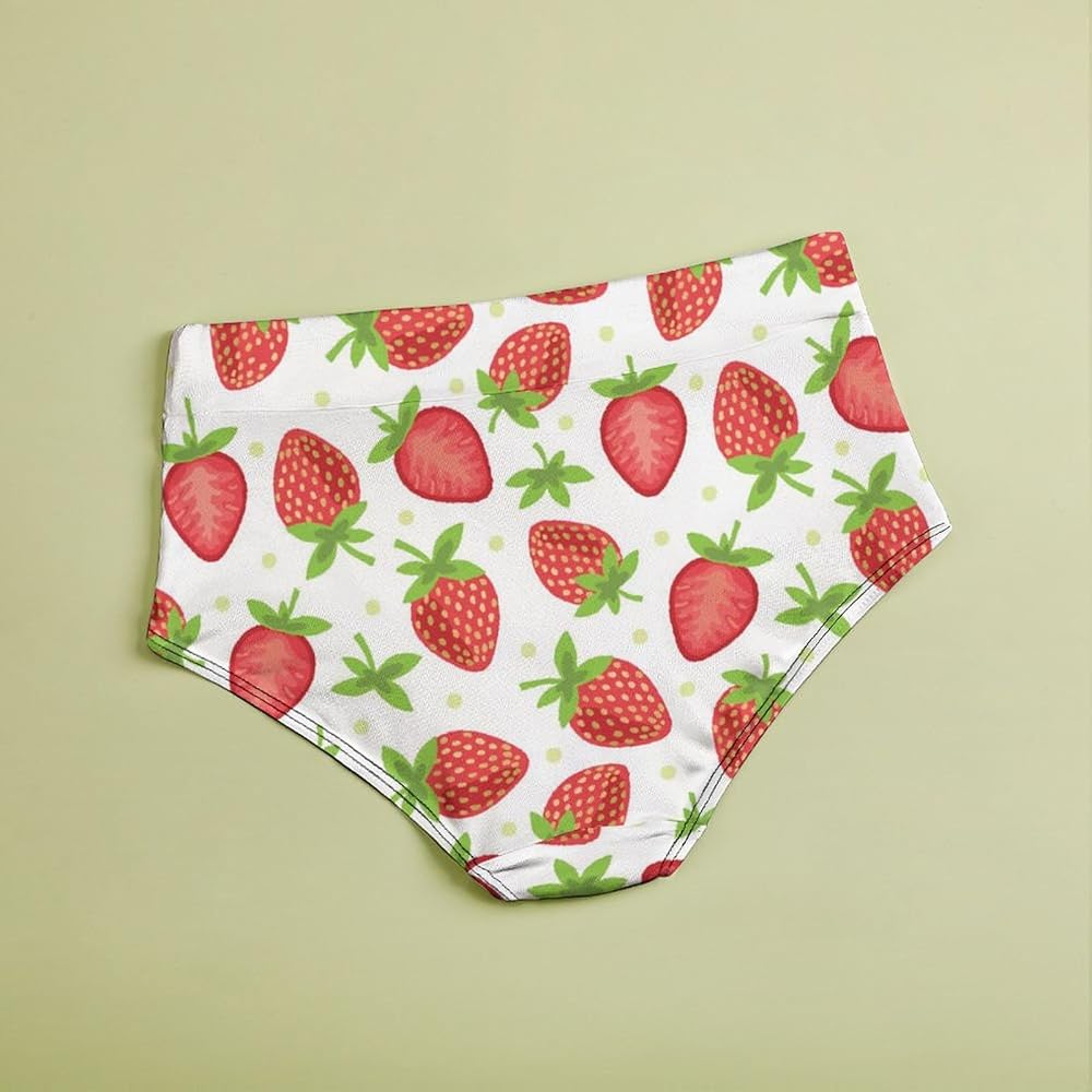 Amazon.co.jp: [WKN] ショーツ パンティー いちご柄 三角パンツ