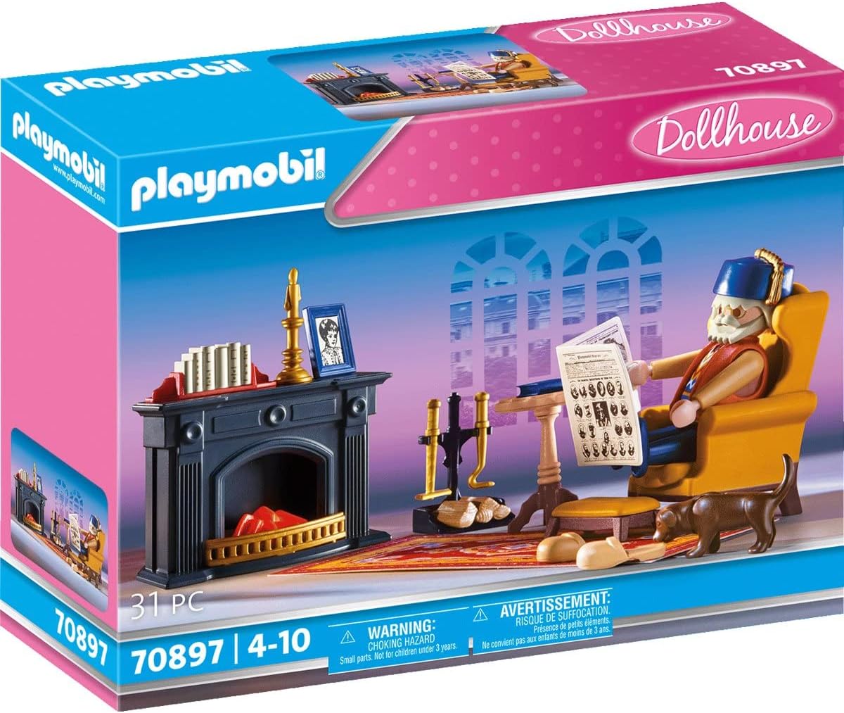 Playmobil 70897 Victorian Doll House Cozy Den