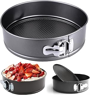 KANIXUM 7 Inch Premium Non-stick Springform Pan, Leakproof Round Cheesecake Pan with Removable Bottom, Spring Form For Bak...