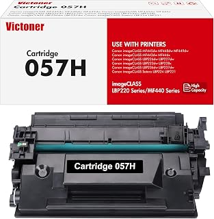 057H 057 Black High Yield Toner Cartridge 1-Pack Replacement for Canon 057H Toner Cartridge for Canon imageCLASS MF445dw MF448dw MF449dw LBP226dw LBP227dw MF440 MF445 LBP220 Series Printer Ink
