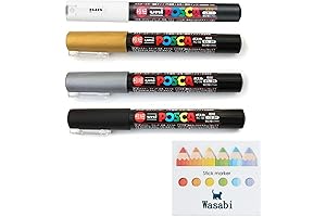 Uni-Posca Paint Marker Extra Fine - Set of 5