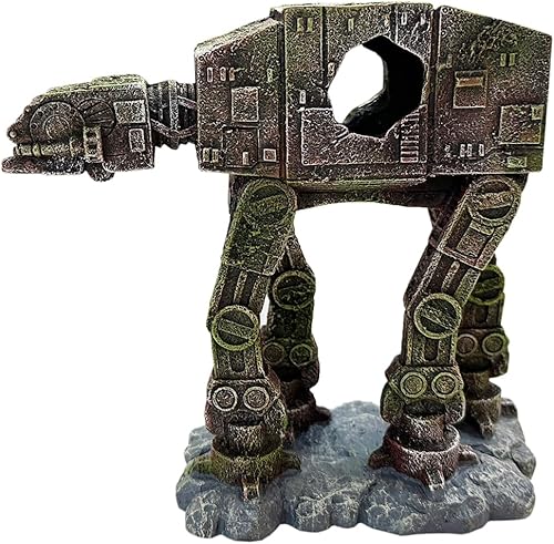 Miniatura 5 de SLOCME Acuario - Decoraciones imperiales para caminantes, pecera, escondites de peces tropicales, adorno de cueva