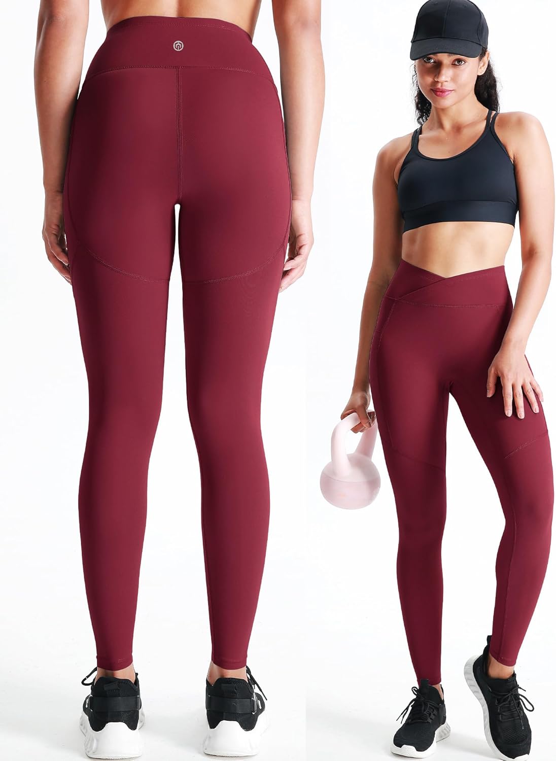 NELEUS Women's Yoga Pant Tummy Control High Waist Running Leggings with Pocket - Image 5