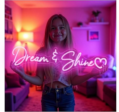 Miniatura 3 de Letrero de neón personalizado, letrero de neón personalizable para decoración de pared, regalo de cumpleaños, regalos para niña, novia, navidad