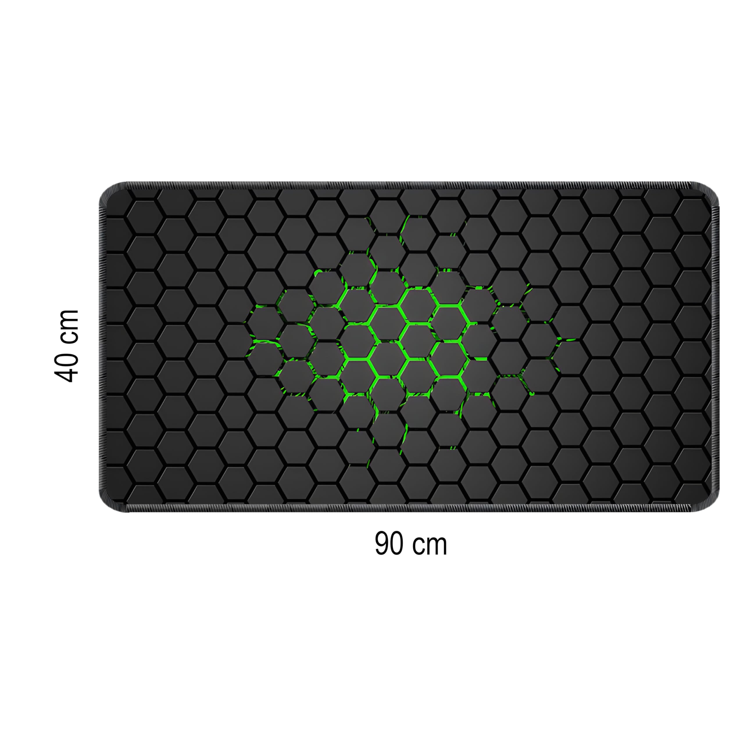 Retoo Podkładka pod mysz dla graczy, 400 x 900 mm, wodoszczelna, antypoślizgowa, do biura, pracy, nauki, laptopa, komputera, trwałe materiały, ochrona przed pryskającą wodą, poprawia prędkość