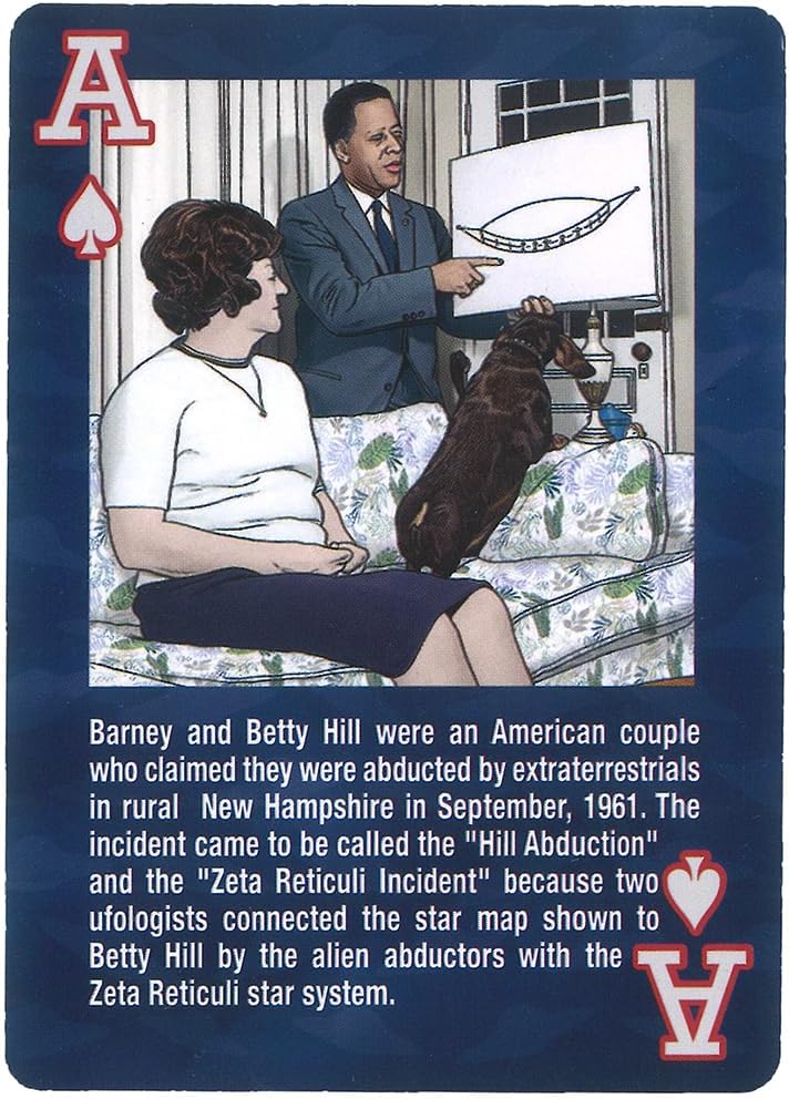Paradise Cay Publications, Inc. UFOs and Aliens Playing Cards - 52 Card Deck - UFOlogy