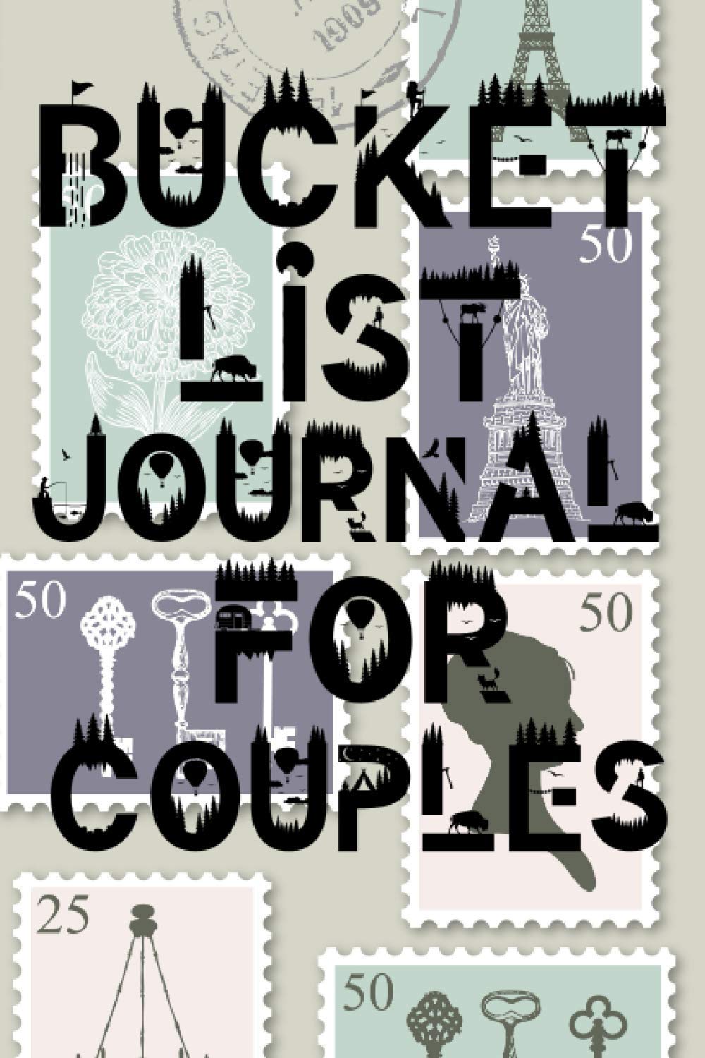 Bucket List Journal For Couples: World Traveler Book 110 Pages