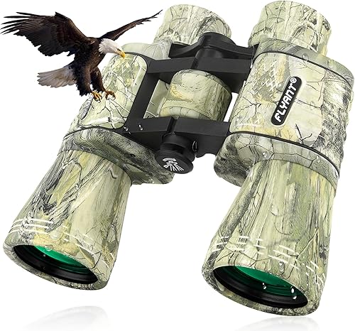 Miniatura 11 de Binoculares de alta potencia de 20 x 50 para adultos, binoculares compactos impermeables con visión de poca luz para observación de aves, caza