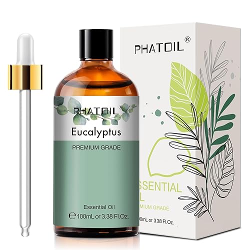 Eucalyptus Essential Oil 100ML, PHATOIL 100% Pure Eucalyptus Oils with