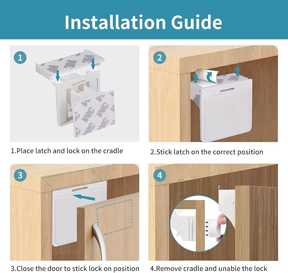 Child Safety Magnetic Cabinet Locks