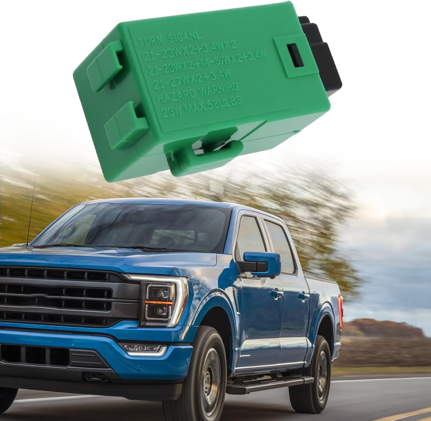 SING F LTD Car Turn Signal Emergency Relay 3211-156-320 Compatible with Mazda Compatible with Ford