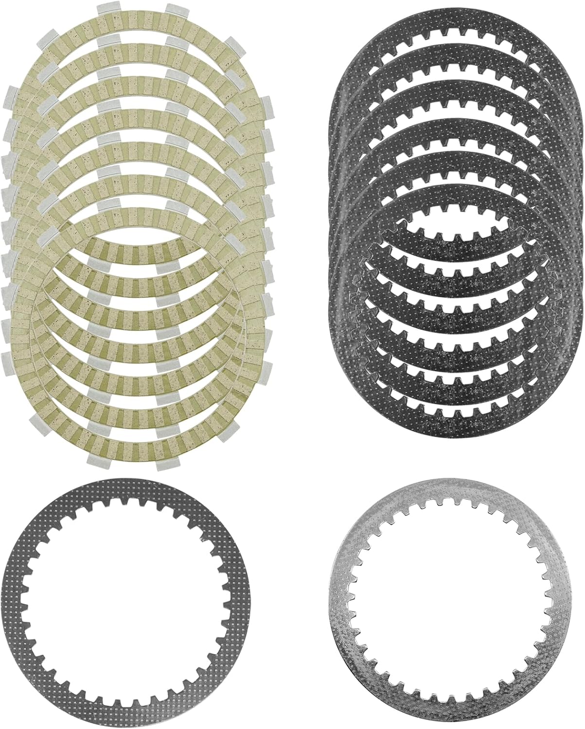 Replacement For Clutch Friction and Steel Plates Kit For Kawasaki Vulcan 1500 VN1500 1987-2008 Mod-C26C-60575