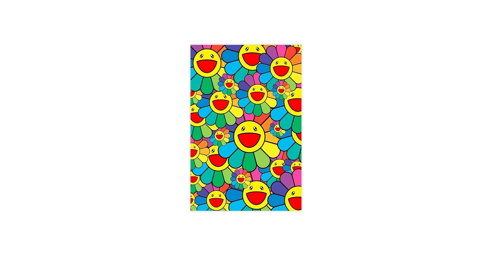 Amazon.com: ZXER Takashi Murakami Flowers Poster Canvas