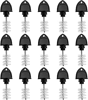 15 Beer Faucet Tap Plug Brush for Beer Faucet Plug Draft Beer Tap Cover Tap Plugs Beer Brush Plugs Beer Faucet Brush Caps Cover Beer Faucet Kegging Tap Cleaning Brush- 15 Pack keg Beer Tap Brush Plug