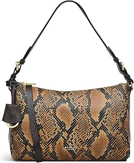 London Dukes Place - Faux Snake - Medium Ziptop Shoulder
